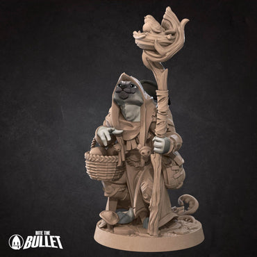 Harengon Druid | Bite the Bullet | UNPAINTED Miniature in Resin