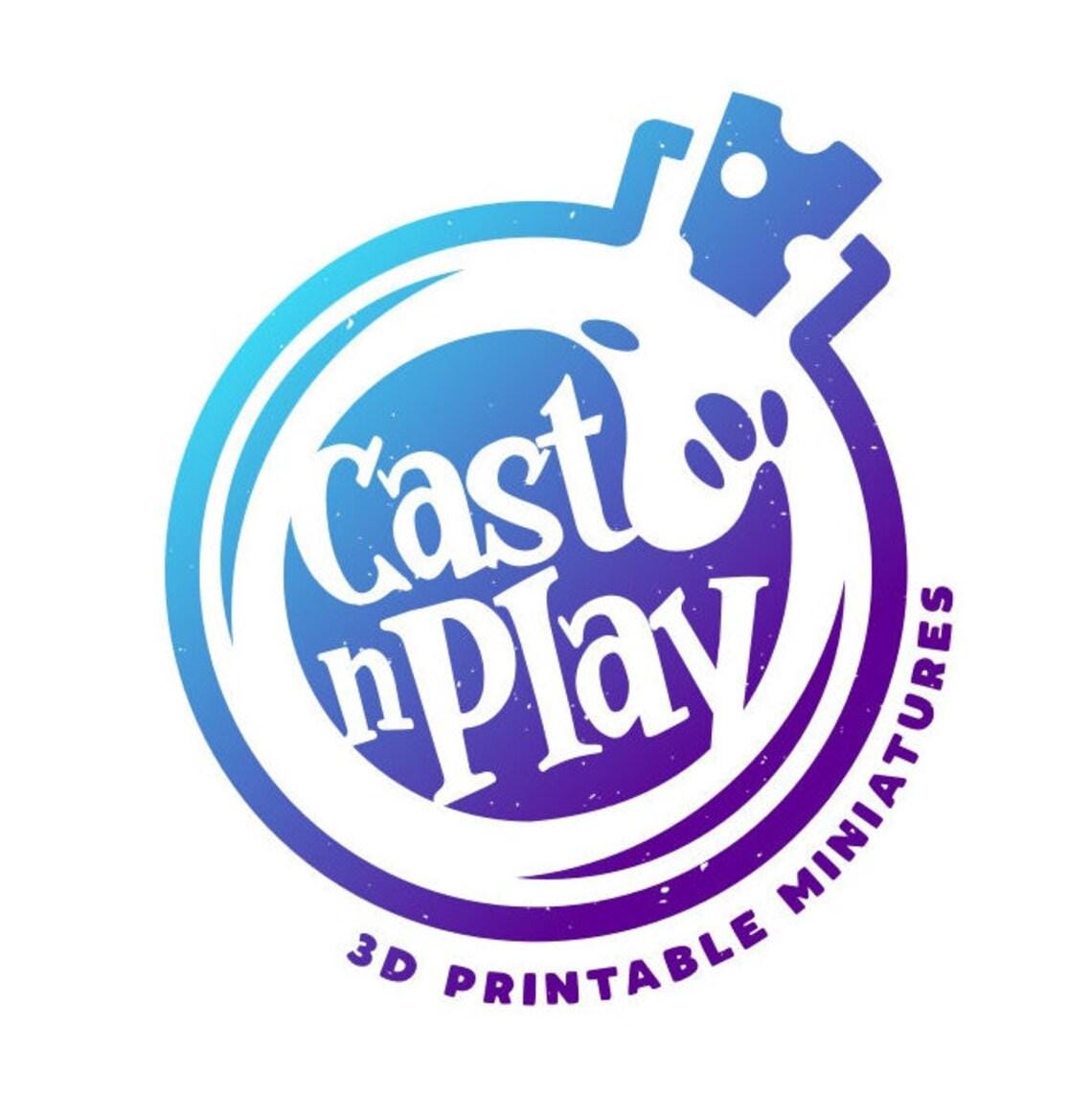 Aurelia, Moonlight Witch | Cast n Play | UNPAINTED Miniature in Resin