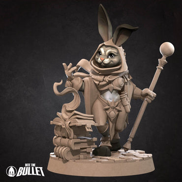 Harengon Wizard | Bite the Bullet | UNPAINTED Miniature in Resin