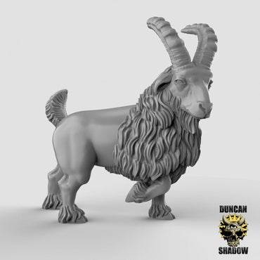 Goats! (Set of 3)| Duncan Shadow | UNPAINTED Miniature in Resin
