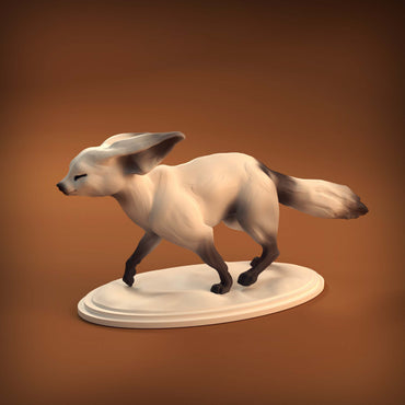 Fennec Fox | Animal Den Miniatures | UNPAINTED Miniature in Resin