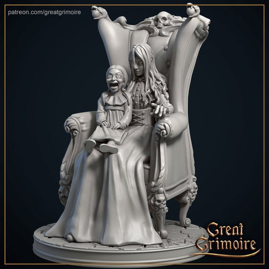 Alice | Great Grimoire | UNPAINTED Miniature in Resin