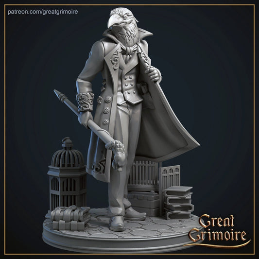 Dr. Rook | Great Grimoire | UNPAINTED Miniature in Resin
