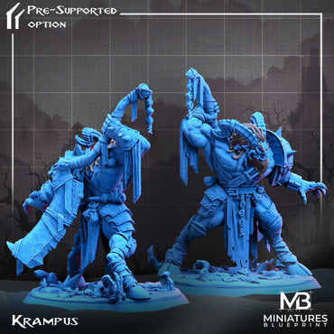 Krampus | Miniatures Blueprint | UNPAINTED Miniature in Resin