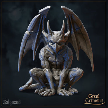 Gargoyles (5 poses) | Great Grimoire | UNPAINTED Miniature in Resin