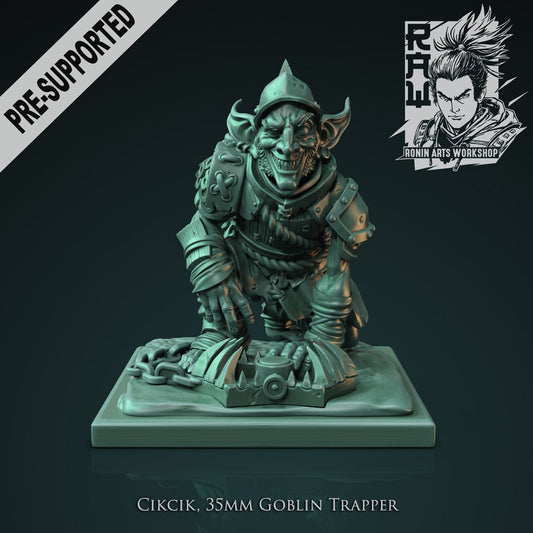 Cikcik, Goblin Trapper | Ronin Arts Workshop | UNPAINTED Miniature in Resin