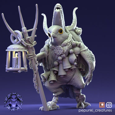 Thrush Bird | Pepunki Creatures | UNPAINTED Miniature in Resin