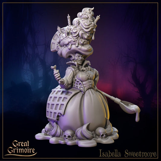Isabella Sweetmore | Great Grimoire | UNPAINTED Miniature in Resin
