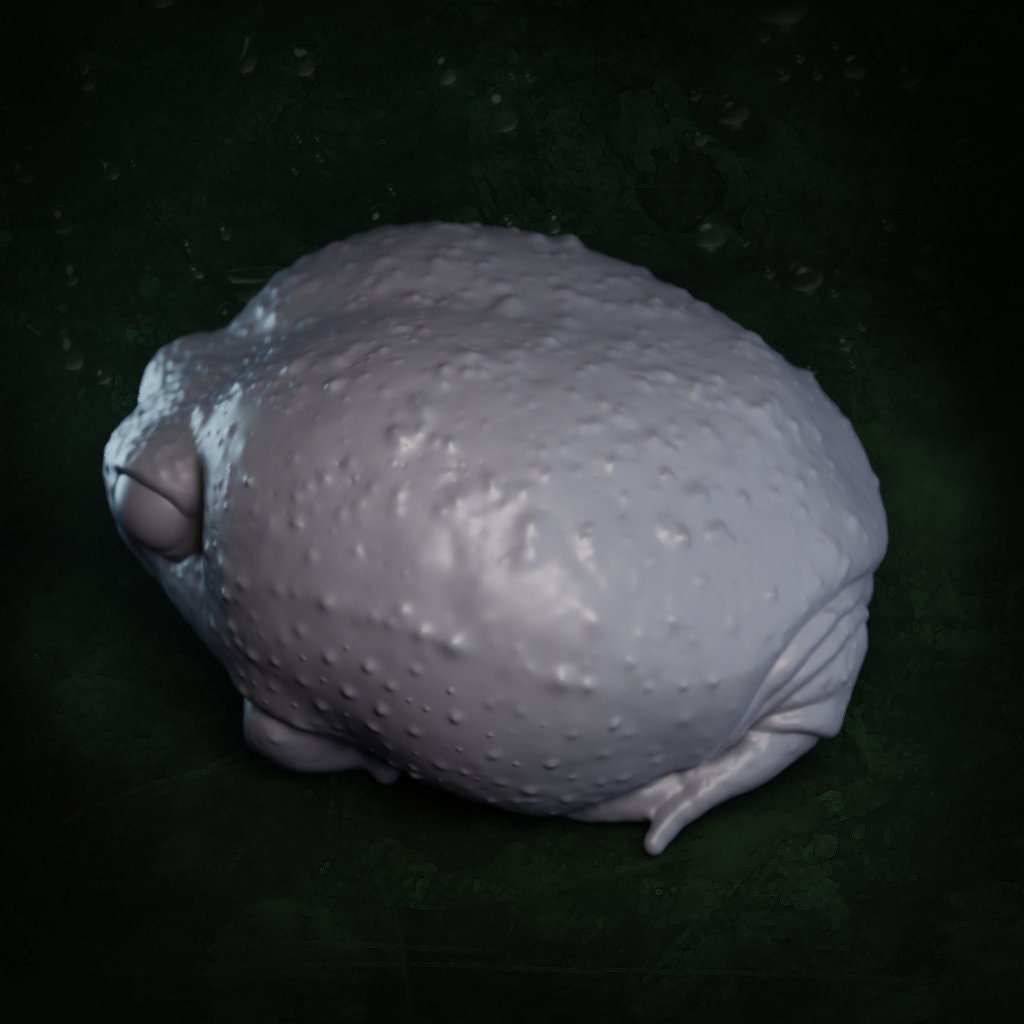 Common Rain Frog | Breviceps Adspersus | Hellbender Museum | UNPAINTED Miniature in Resin