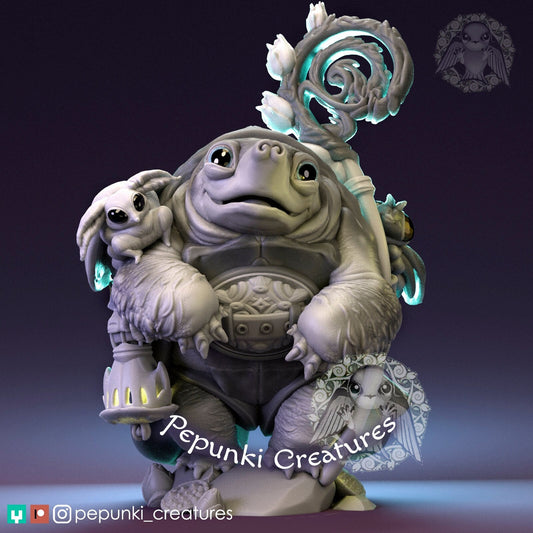 Pignose Turtle | Pepunki Creatures | UNPAINTED Miniature in Resin