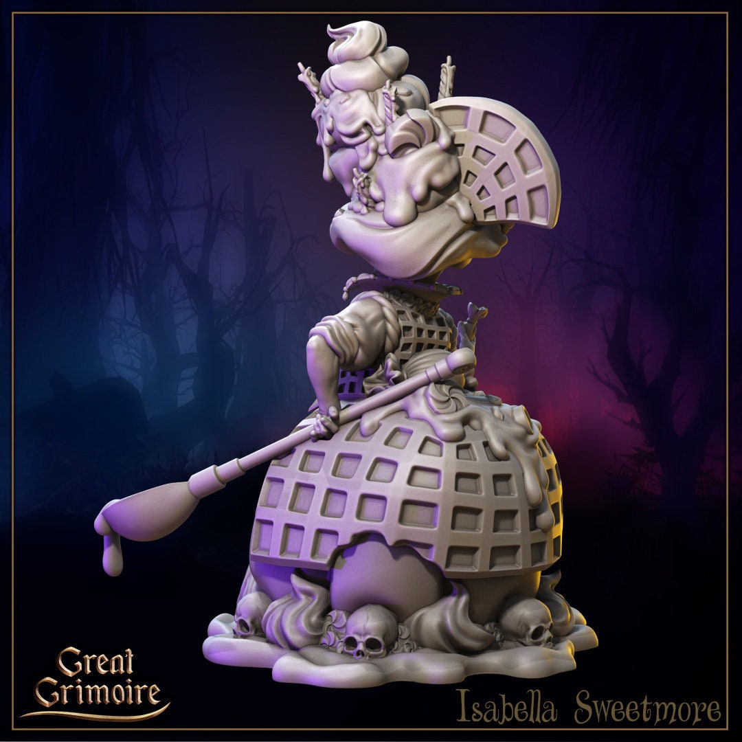 Isabella Sweetmore | Great Grimoire | UNPAINTED Miniature in Resin