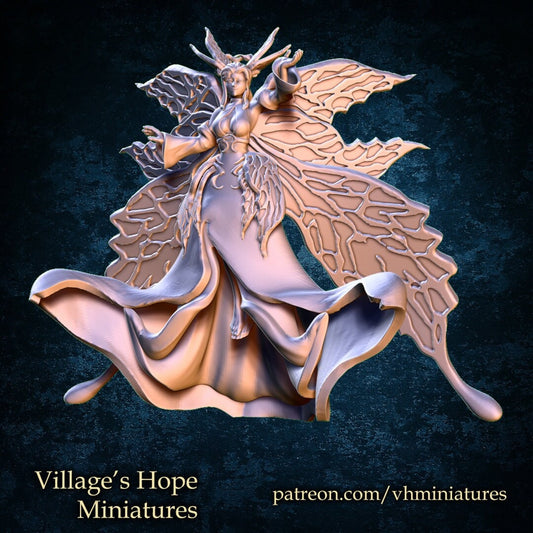 Titania Queen of Fairy | Village's Hope Miniatures | UNPAINTED Miniature in Resin