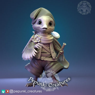 Hornero/Woodpecker Bird | Pepunki Creatures | UNPAINTED Miniature in Resin