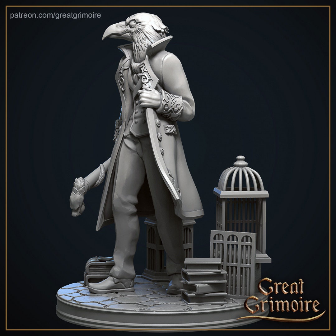 Dr. Rook | Great Grimoire | UNPAINTED Miniature in Resin