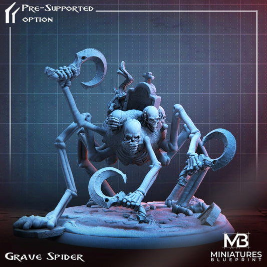 Grave Spider | Miniatures Blueprint | UNPAINTED Miniature in Resin