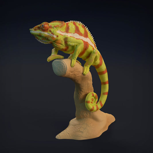 Chameleon | Animal Den Miniatures | UNPAINTED Miniature in Resin