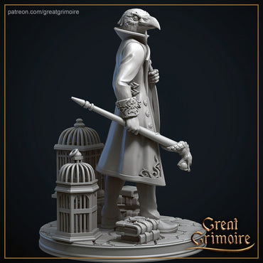 Dr. Rook | Great Grimoire | UNPAINTED Miniature in Resin