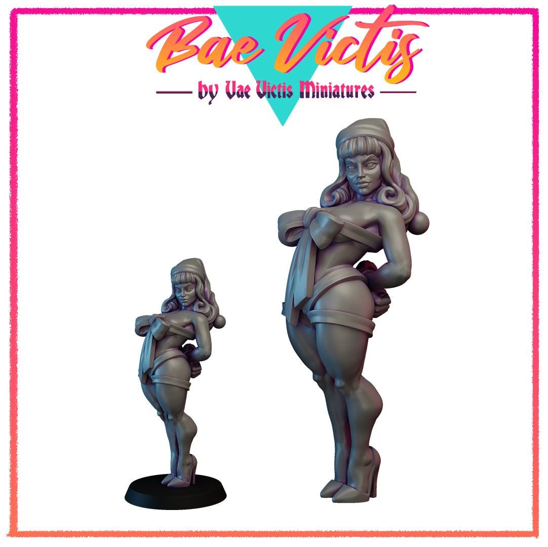 Bae Victis Mrs. Santa (Mature) | Vae Victis | UNPAINTED Miniature in Resin