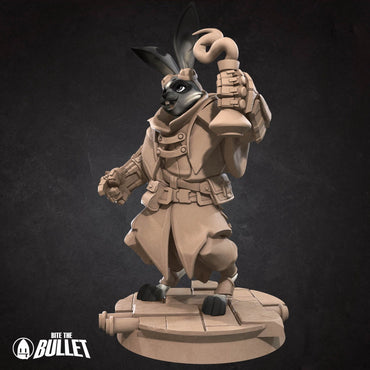 Harengon Artificer | Bite the Bullet | UNPAINTED Miniature in Resin