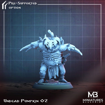 Undead Pumpkins | Miniatures Blueprint | UNPAINTED Miniature in Resin