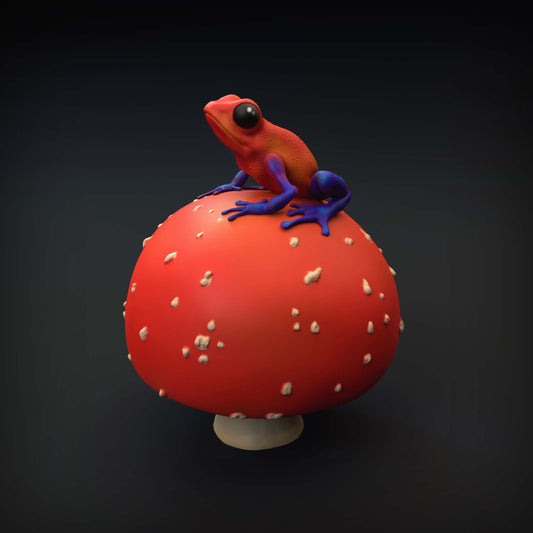 Dart Frog | Animal Den Miniatures | UNPAINTED Miniature in Resin