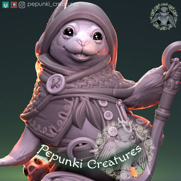 Carl Sailor Seal | Pepunki Creatures | UNPAINTED Miniature in Resin