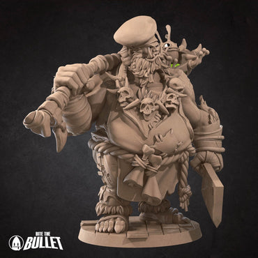 Ogre Chef (2 versions) | Bite the Bullet | UNPAINTED Miniature in Resin
