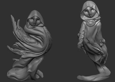 Spirits of the Secret Sand Library (3 versions) | Great Grimoire | UNPAINTED Miniature in Resin