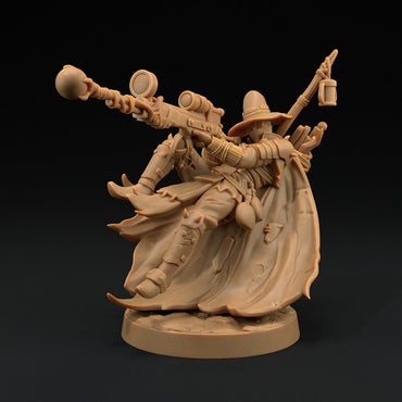 Olo, Gun Mage | Scrap Slap Goblin Tribes | Dragon Trappers Lodge | UNPAINTED Miniature in Resin