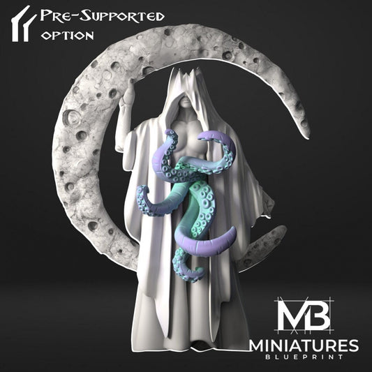 Moon Queen (with or without tentacles) | Miniatures Blueprint | UNPAINTED Miniature in Resin
