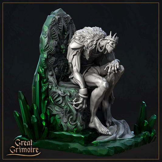 Emerald Wizard | Wizard of Oz | Veil of the Emerald Dreams | Great Grimoire | UNPAINTED Miniature in Resin