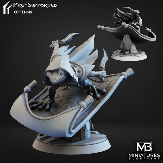 Thief Frog | Miniatures Blueprint | UNPAINTED Miniature in Resin