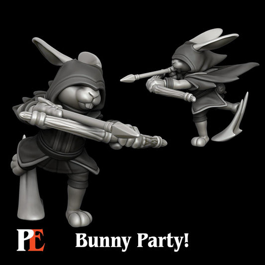 Bunny Ranger | Bunny Party | Printed Encounters | UNPAINTED Miniature in Resin