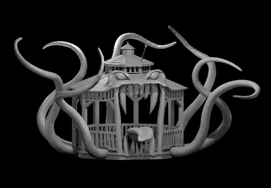 The Dread Gazebo | MZ4250 | UNPAINTED Miniature in Resin