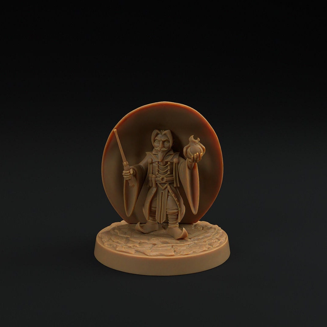 Qwimbles, Gnome Wizard | The Caverns of Aberrant Horror | Dragon Trappers Lodge | UNPAINTED Miniature in Resin