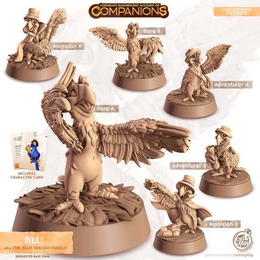 Cordelia's Companions - Blu - Blue Macaw Parrot