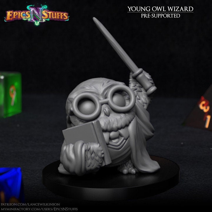 Epics'N'Stuffs - Young Owlkin Wizard