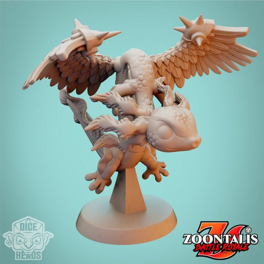 Dice Heads - Zoontalis - Axolotl Dragon