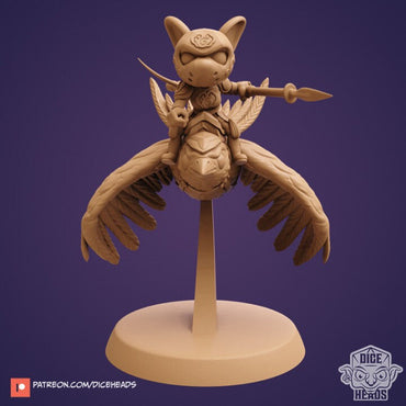 Dice Heads - Mouse Swallow Rider