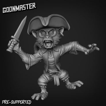 Monkey Pirates (5 poses) - Goon Master