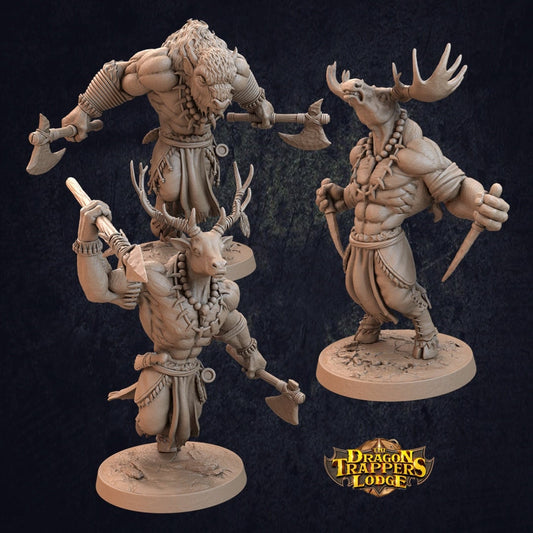 Frontier Minotaur - Dragon Trappers Lodge (32mm scale)