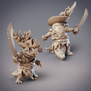 Zombie Pirate Salamander Captain - Kenki, Hanzaki Undead Pirate