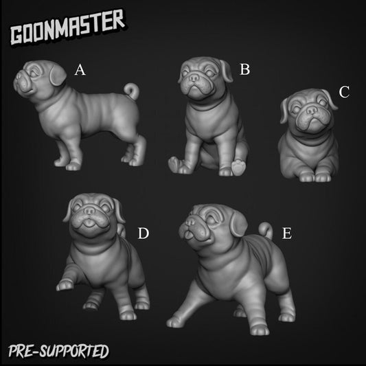 Pug Pack (5 poses) - Goon Master