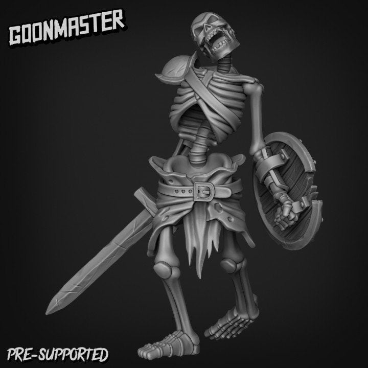 Skeletal Warriors (5 poses) - Goon Master