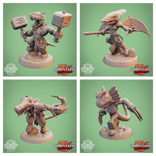Dino Guild 2 (Carnivores) - Dice Heads - Zoontalis
