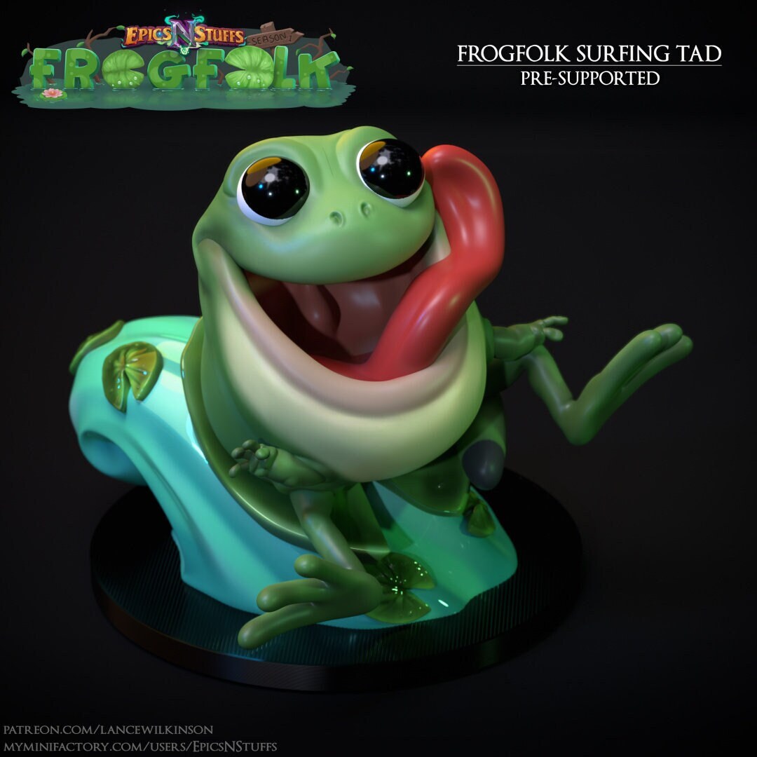 Frogfolk Surfing Tad | Epics'N'Stuffs