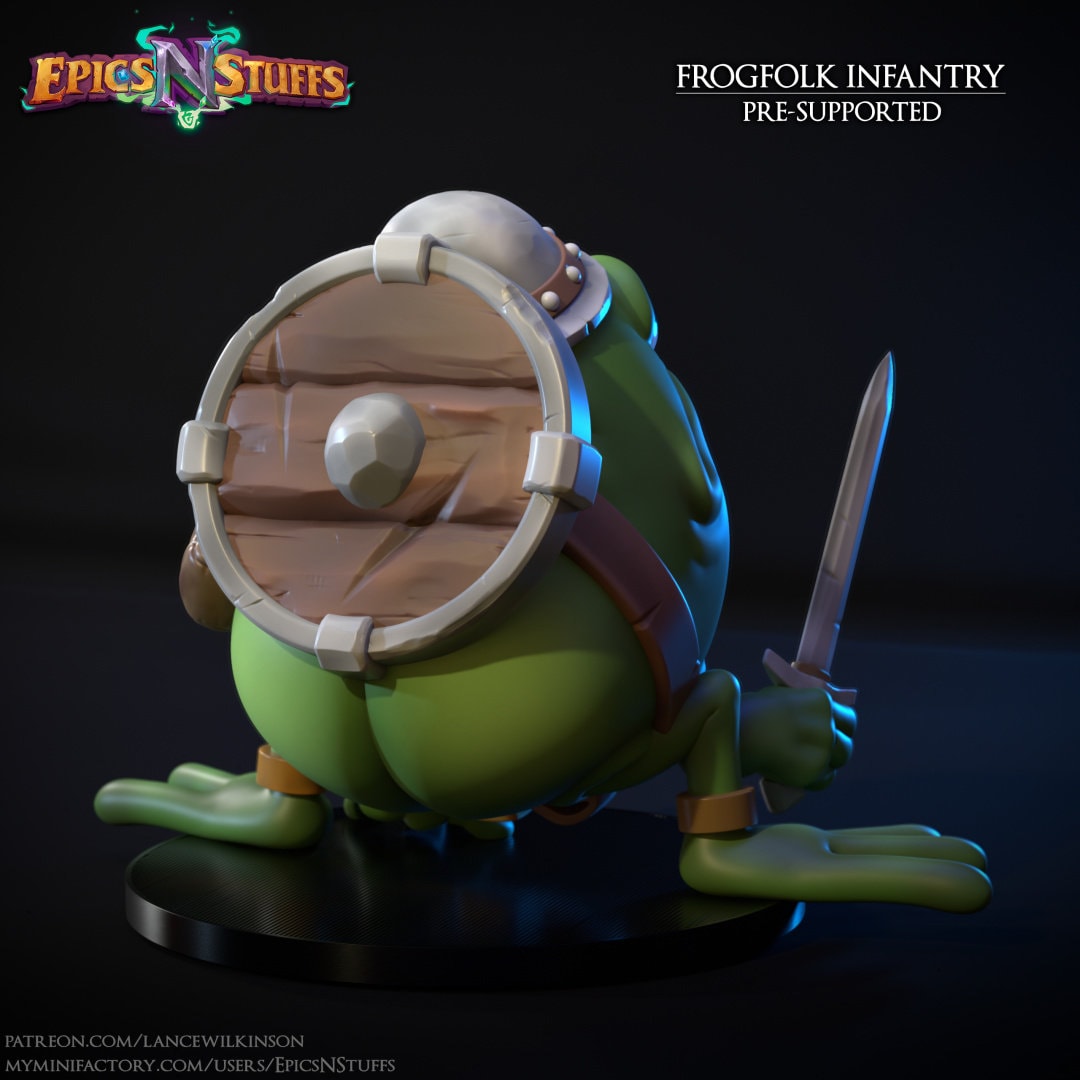 Frogfolk Infantry | Epics'N'Stuffs