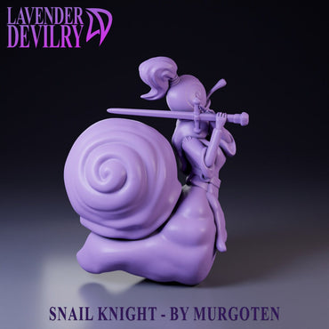 Snail Knight, Galant Gastropod Monster Girl | Lavender Devilry