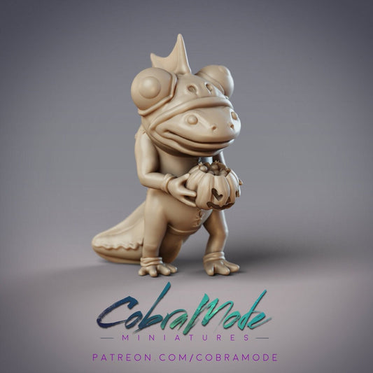 Frog with Monster Halloween Costume | Trick or Treat | CobraMode