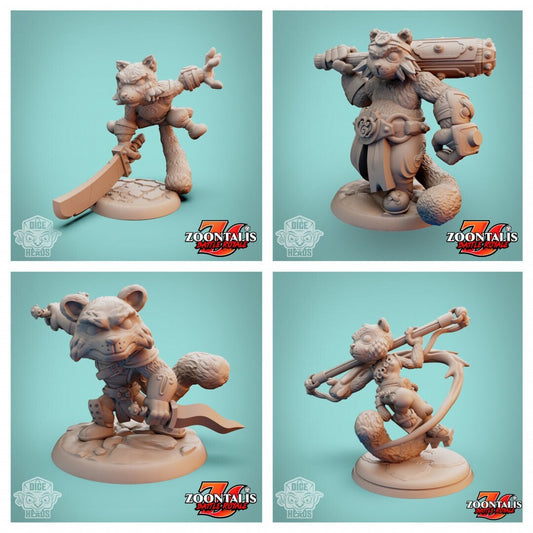 Red Panda Collection - Dice Heads - Zoontalis